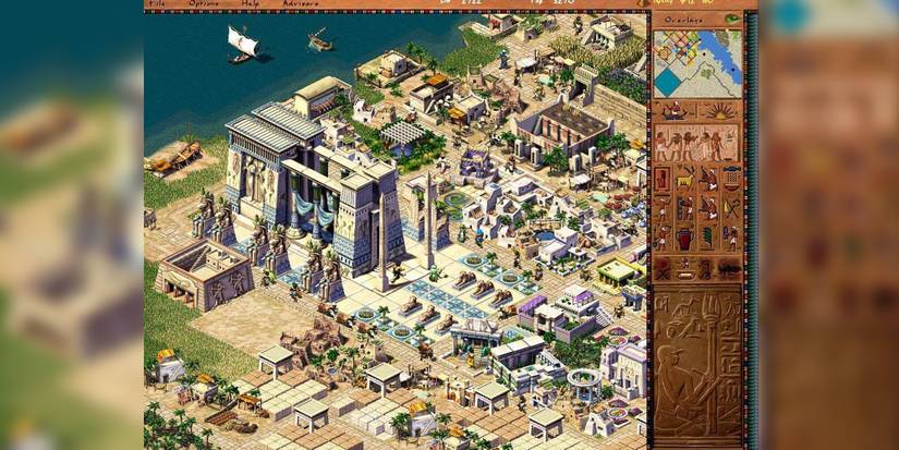 Pharaoh city builder gameplay