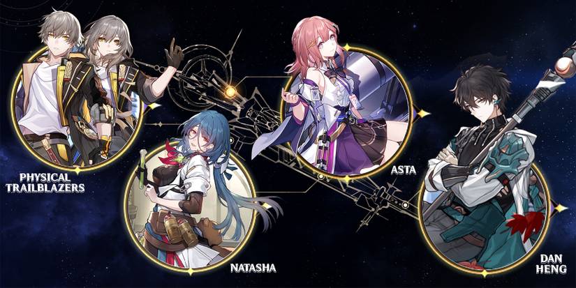 physical trailblazer natasha asta and dan heng in honkai star rail