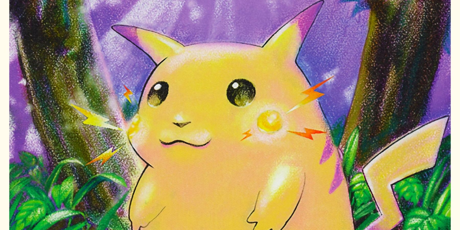 pikachu original card art pokemon trading card game base set