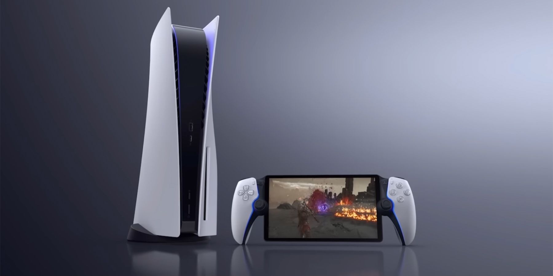 Playstation 5 with Project Q portable device