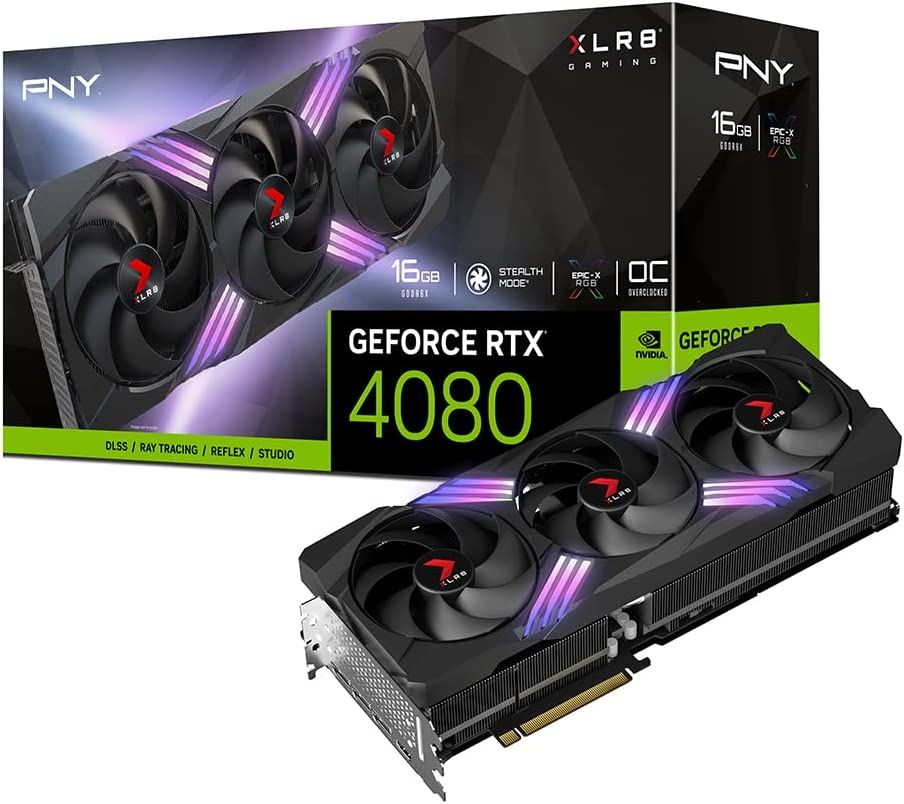 PNY GeForce RTX 4080 16GB XLR8 Gaming GPU
