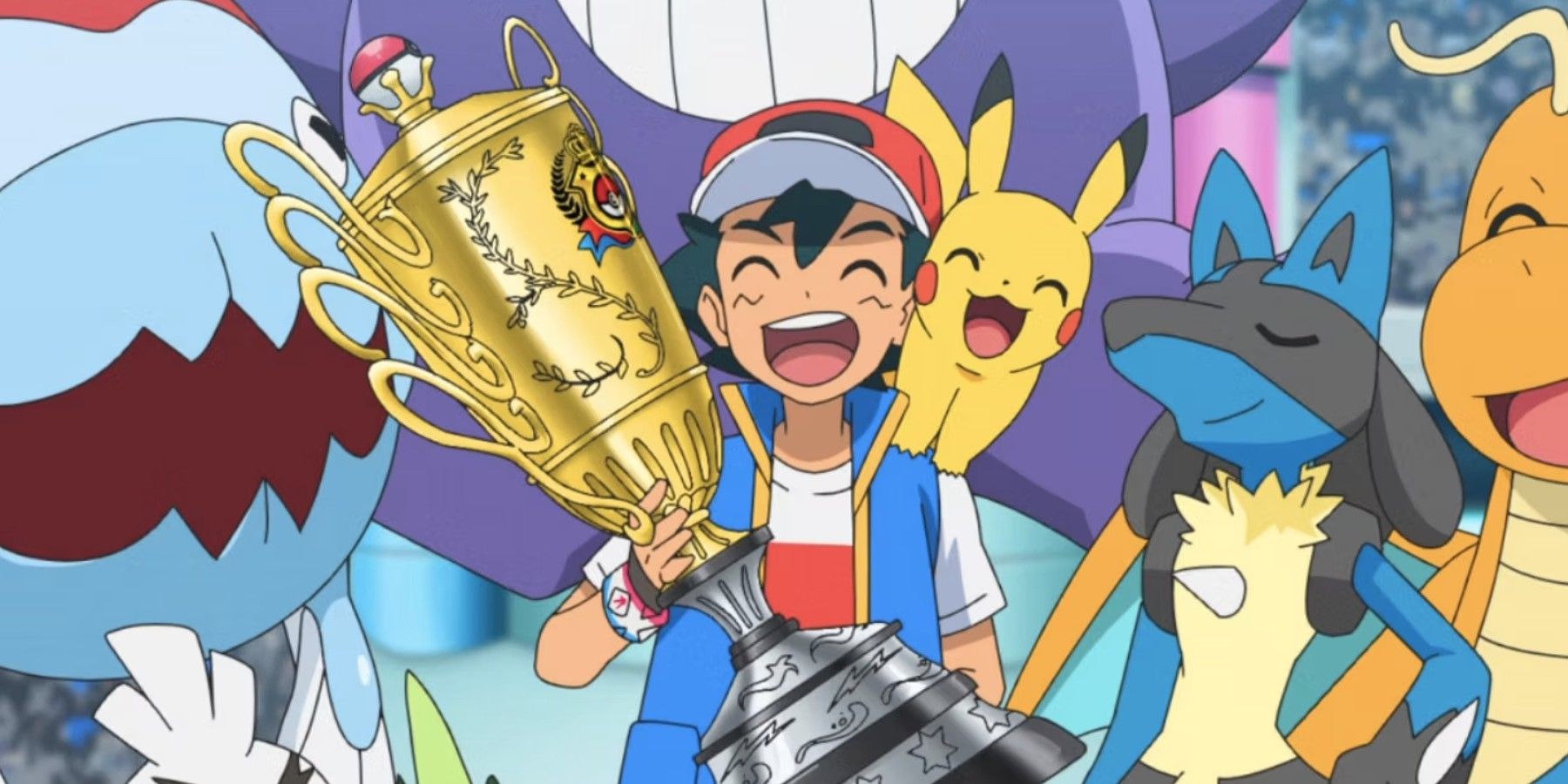 pokemon ash ketchum champion trophy