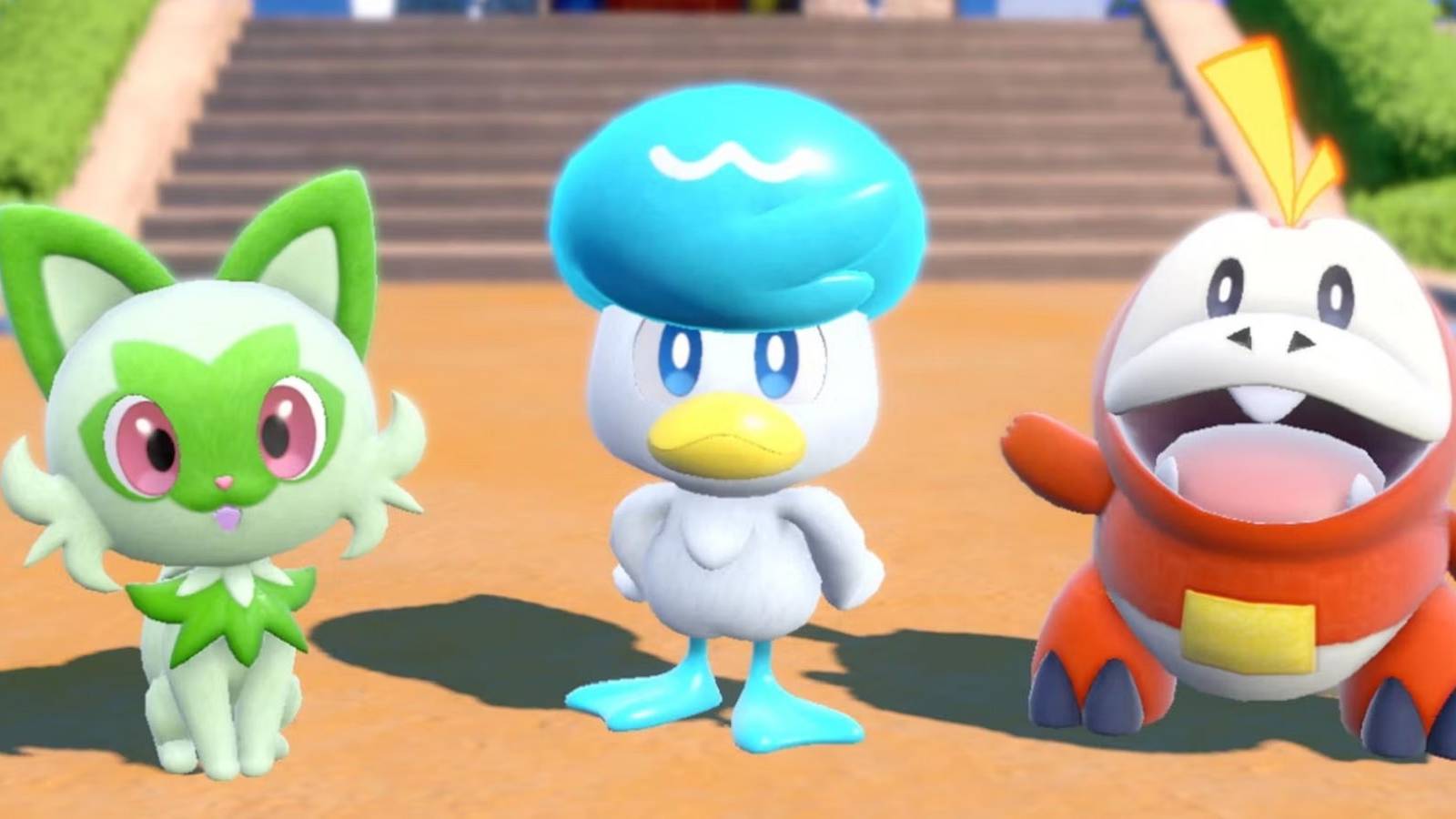 pokemon scarlet and violet starters