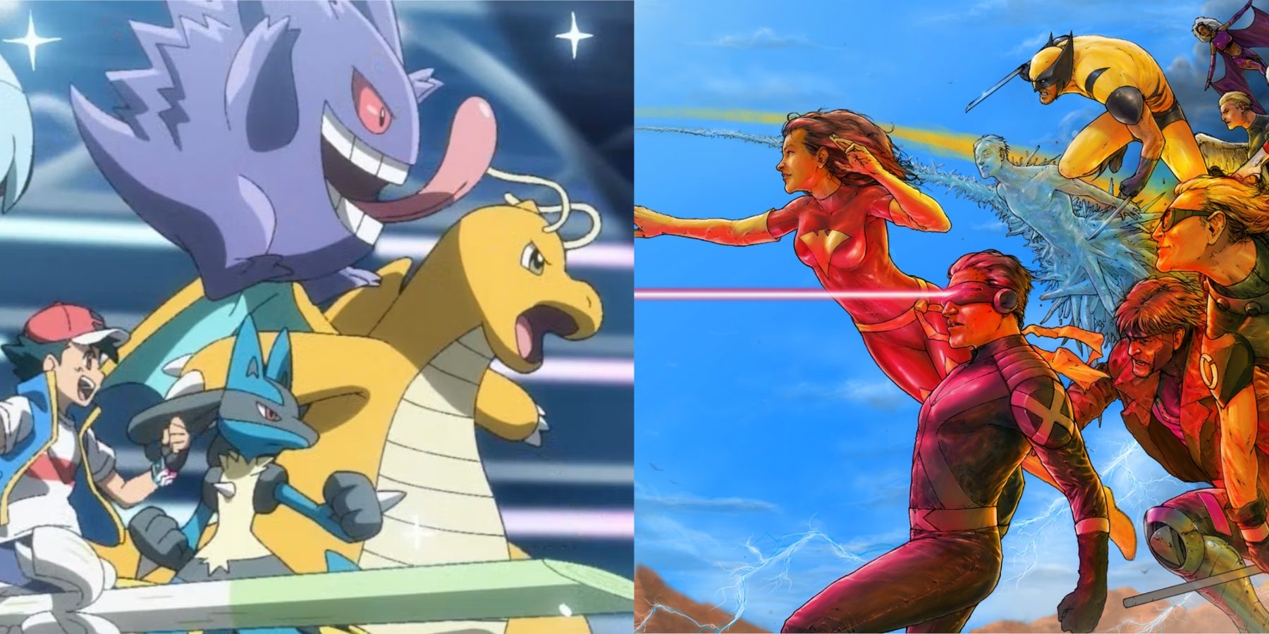 pokemon ultimate journeys anime and x-men facing off