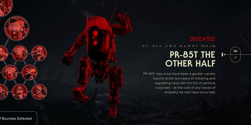 pr-85t character screen