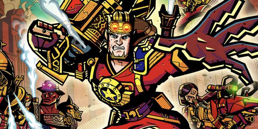 Promo art featuring characters in Code Name Steam