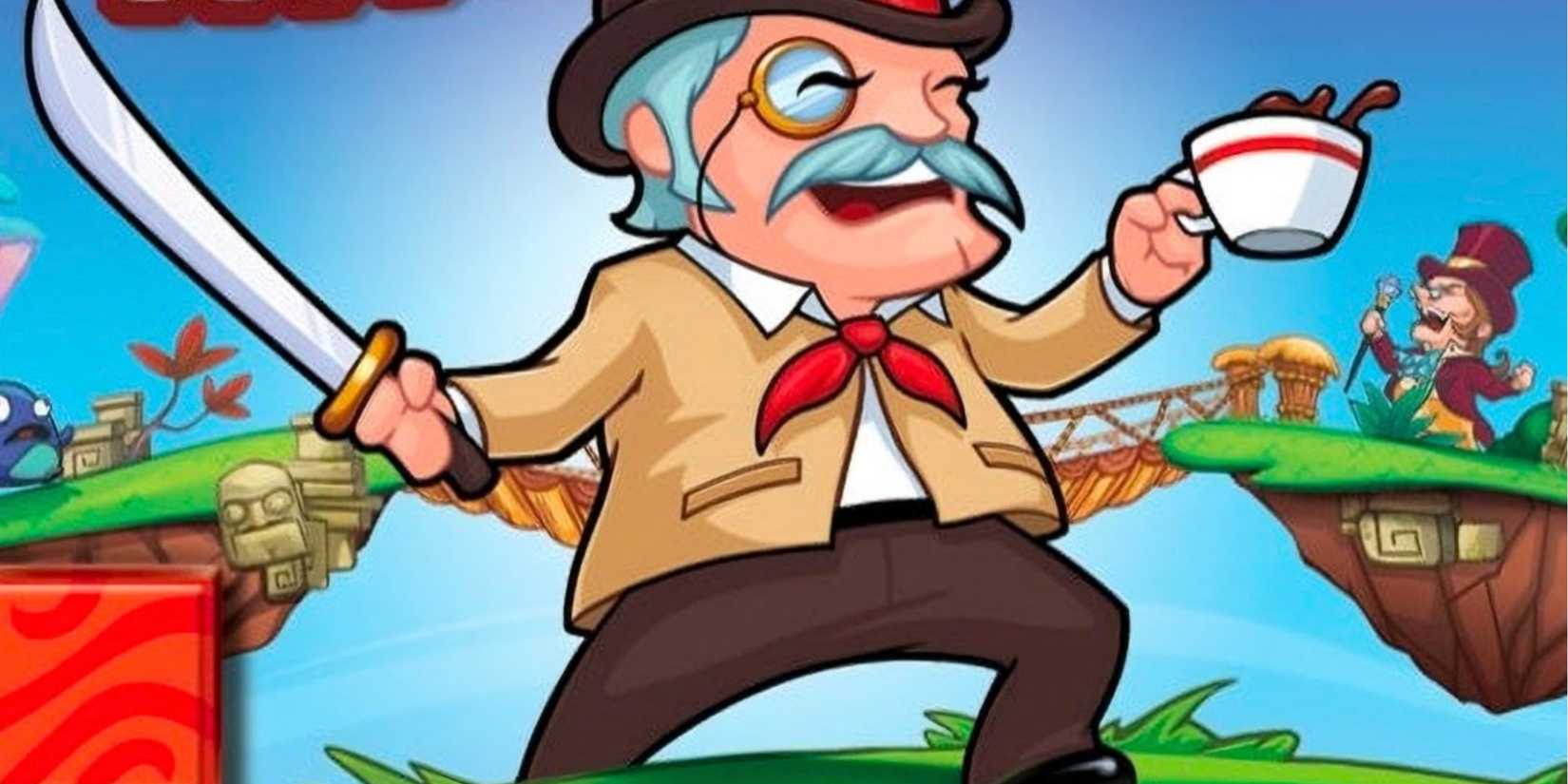 Promo art featuring characters in Henry Hatsworth In The Puzzling Adventure