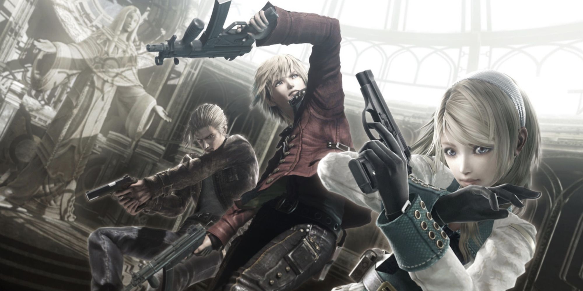 Promo art featuring characters in Resonance Of Fate