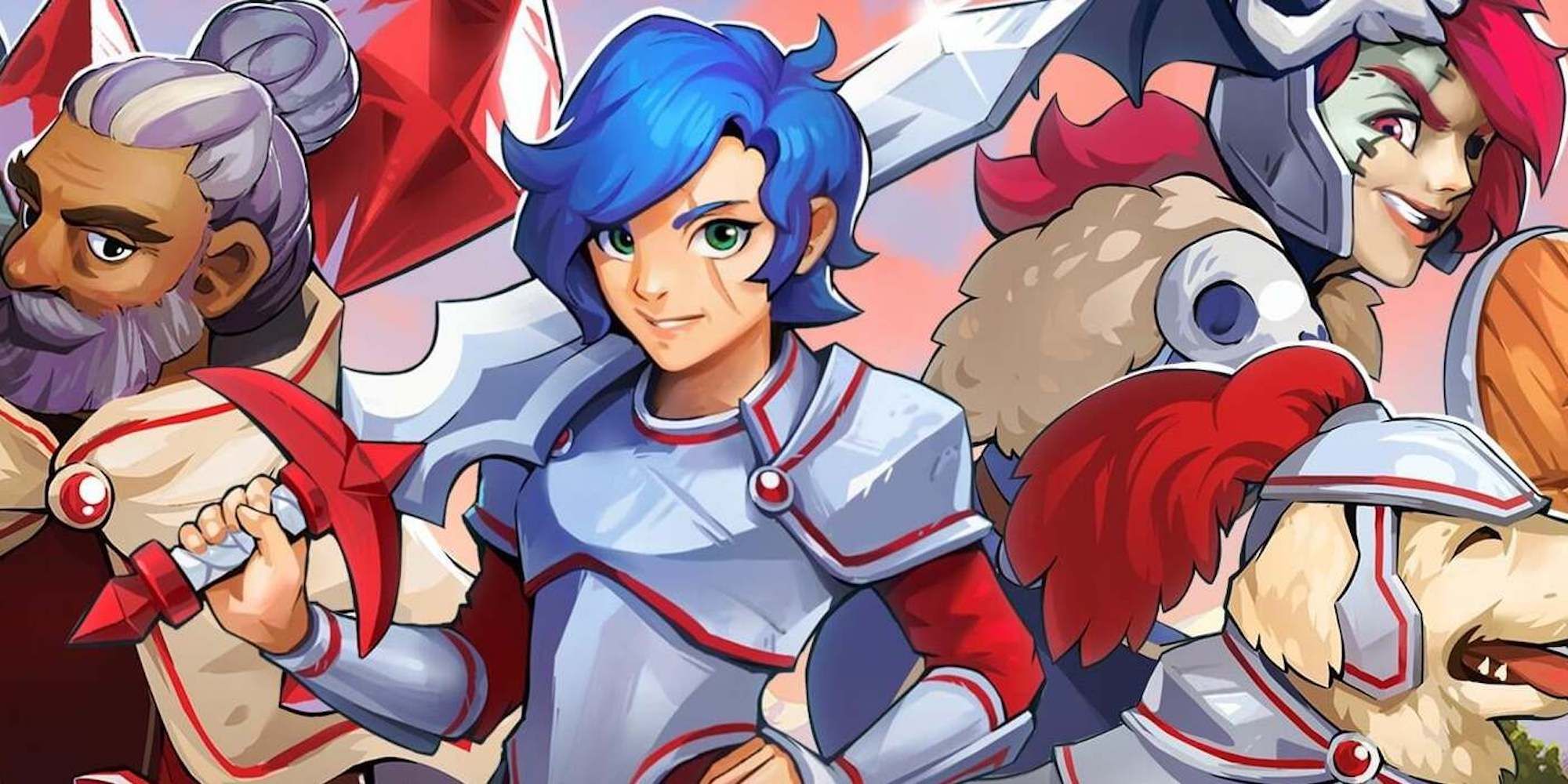 Promo art featuring characters in Wargroove