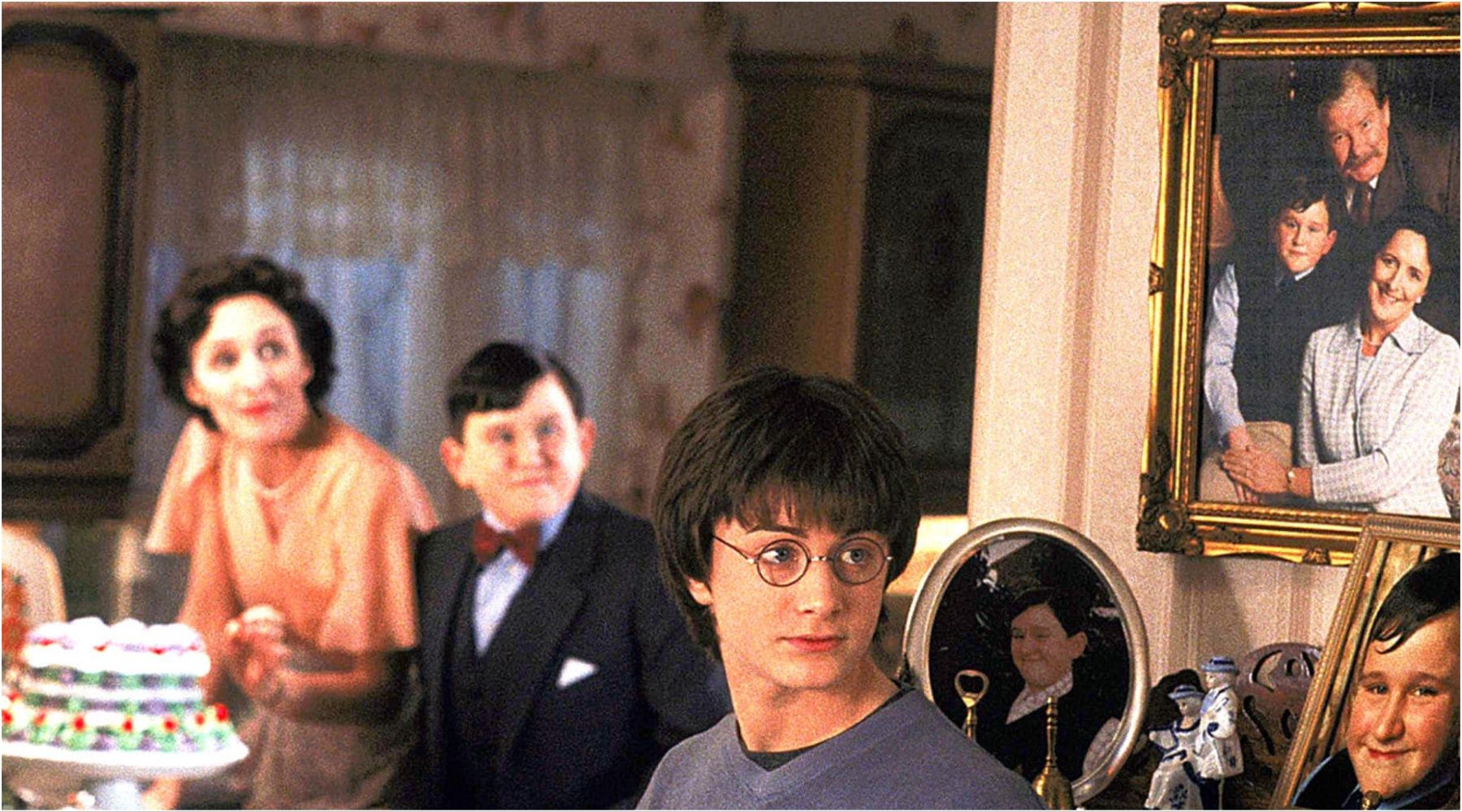 Petunia And Dudley Dursley And Harry Potter In Harry Potter.