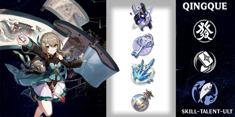 qingque skill-talent-ultimate trace materials in honkai star rail