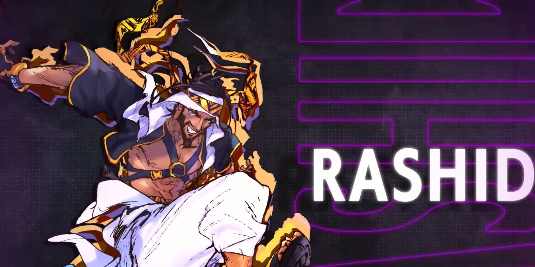 image showing rashid the year-one dlc character in street fighter 6.