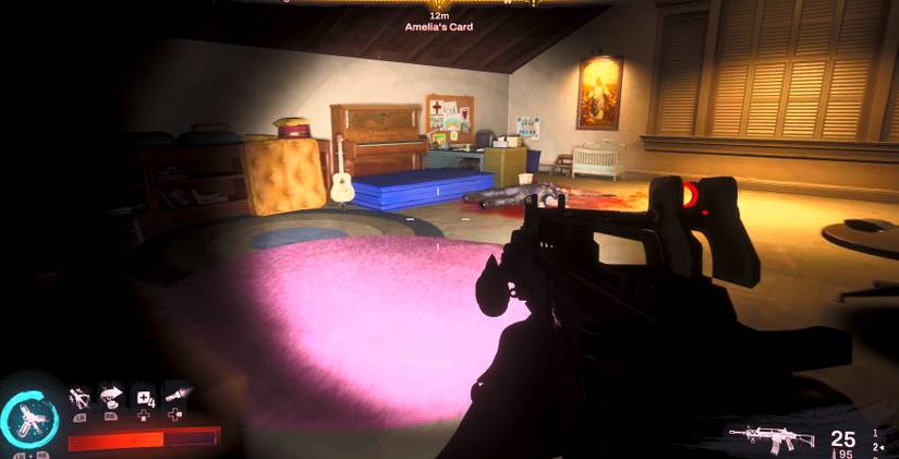 Redfall amelias memorial - card and note