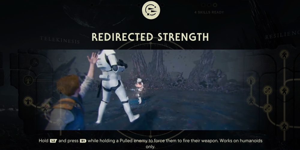 redirected strength skill