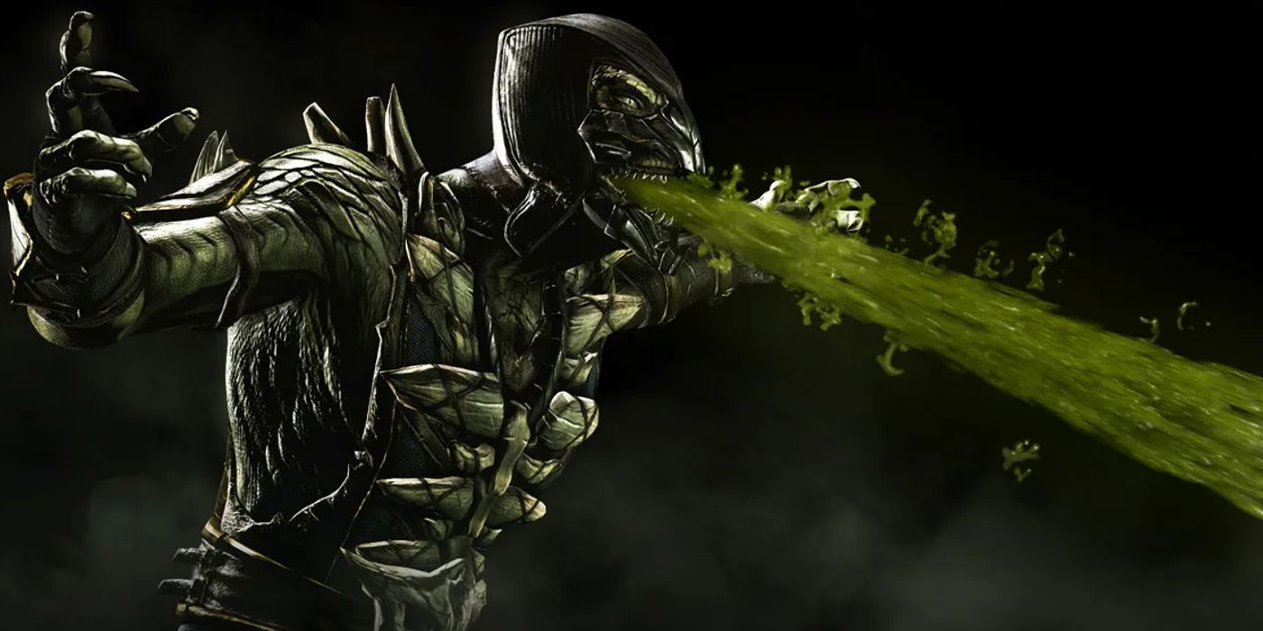 Reptile Mortal Kombat X Poison Attack