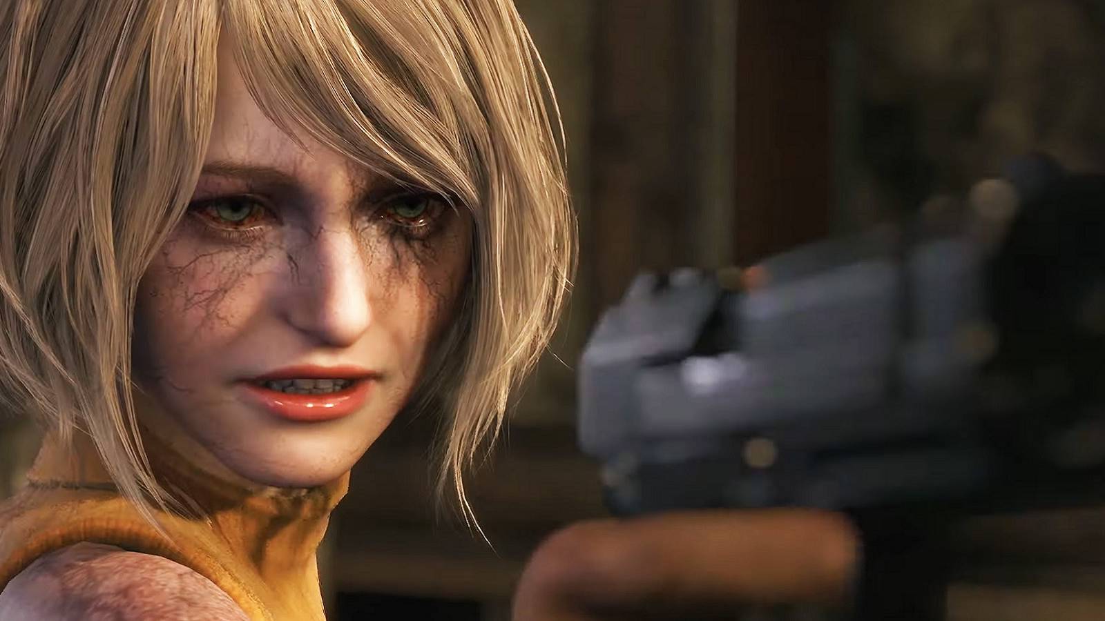 resident evil 4 remake ashley crying