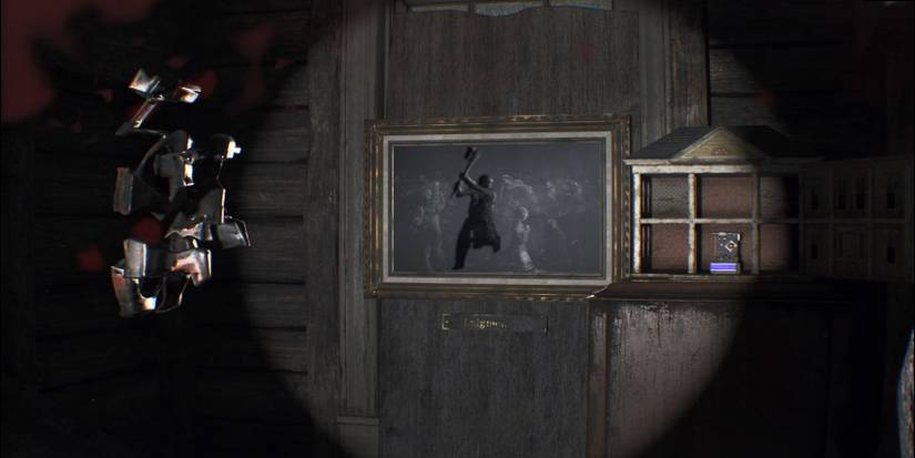 resident evil 7 - keycards - blue key card