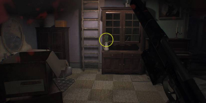 resident evil 7 - keycards - ladder herb