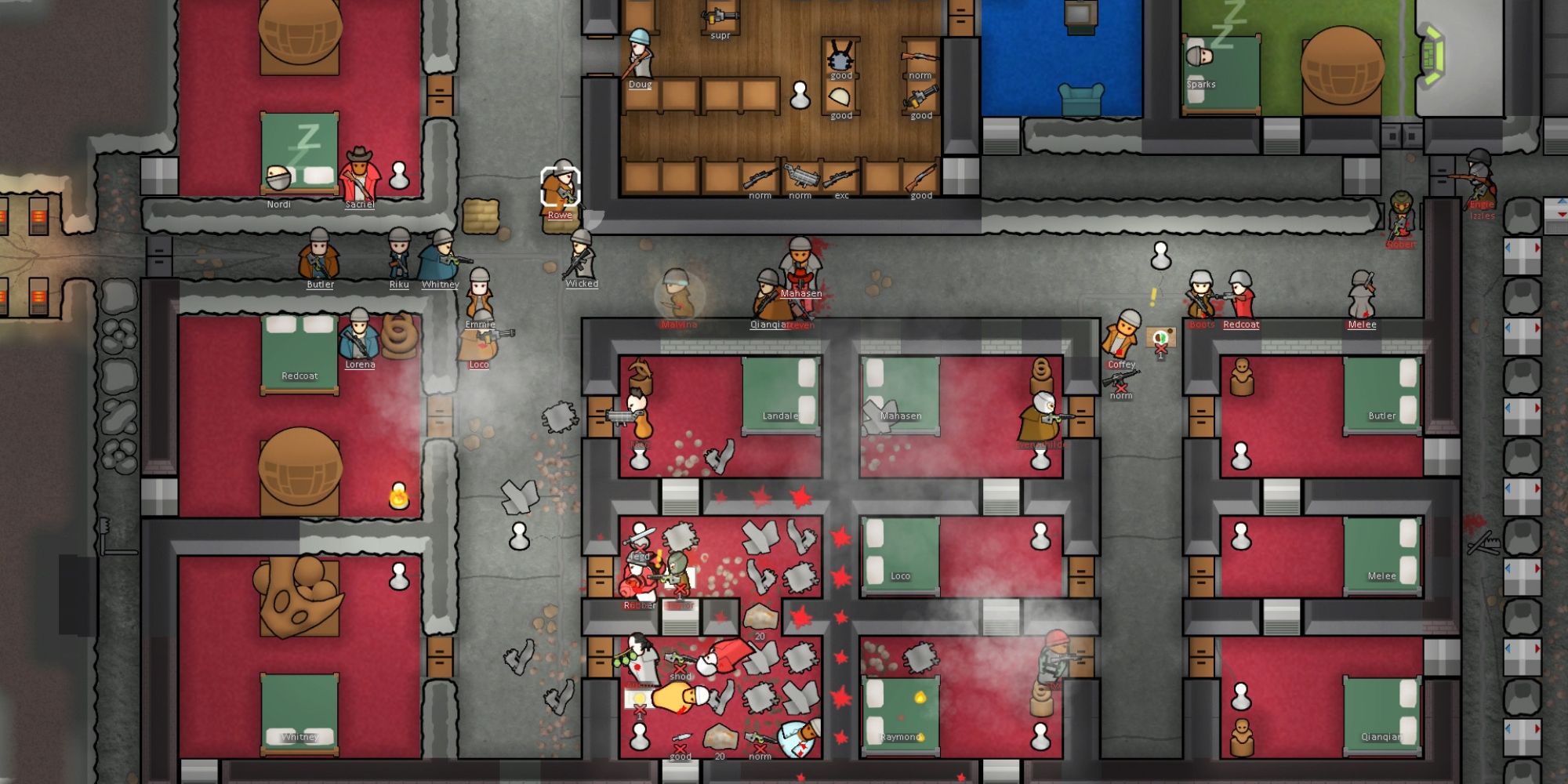 Workers in RimWorld