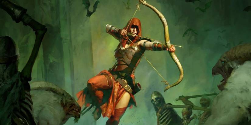 Diablo 4 Rogue Shooting Minions