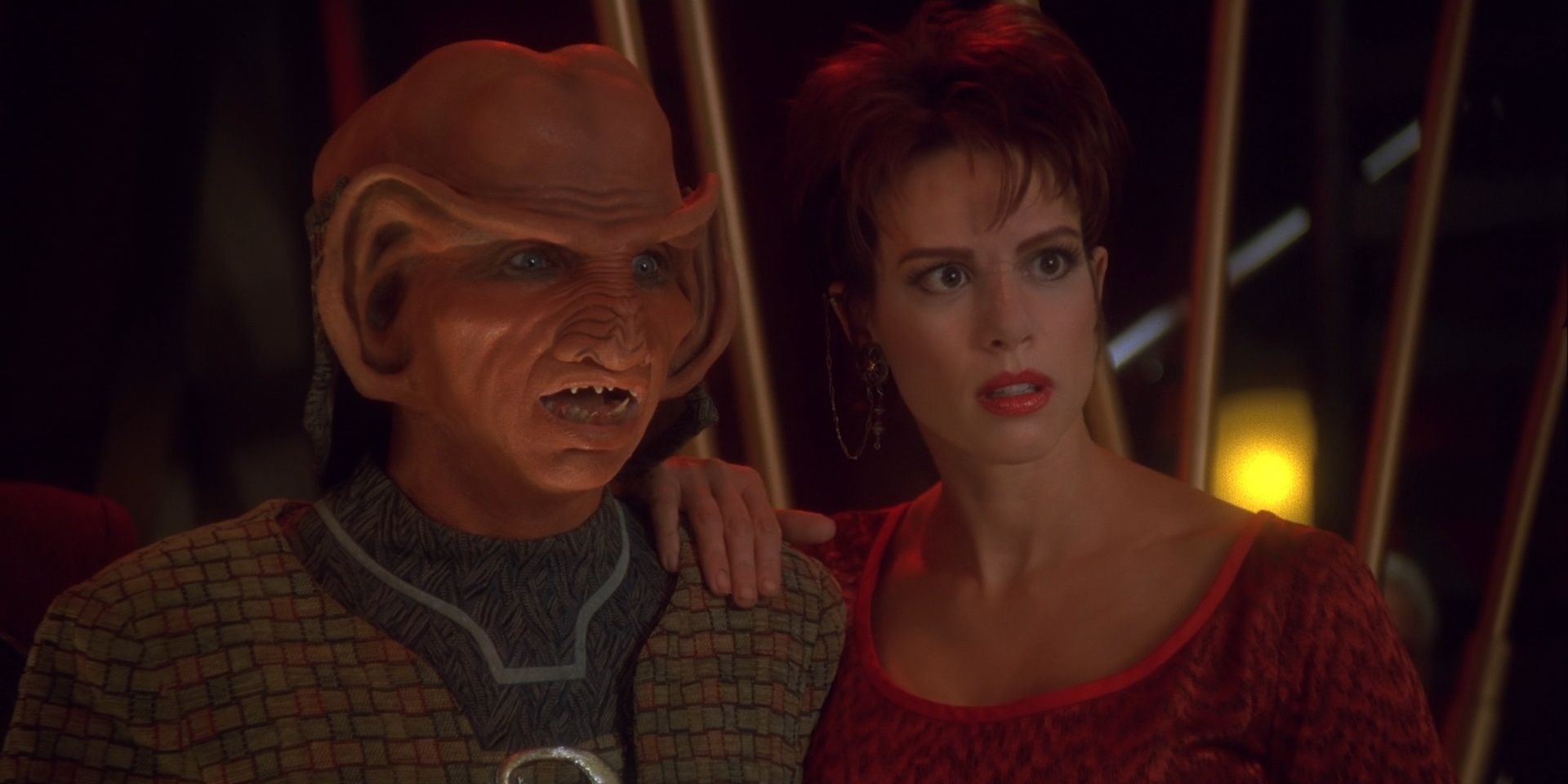 Rom and Leeta in Star Trek: Deep Space Nine