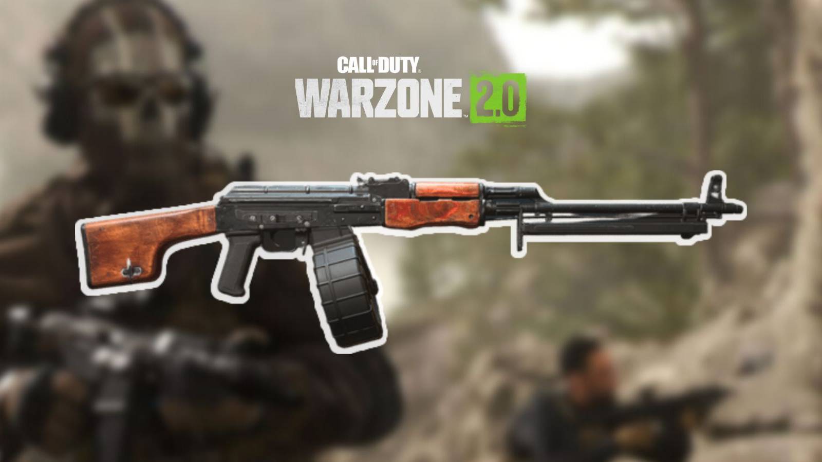 image showing the rpk in call of duty warzone 2.0.