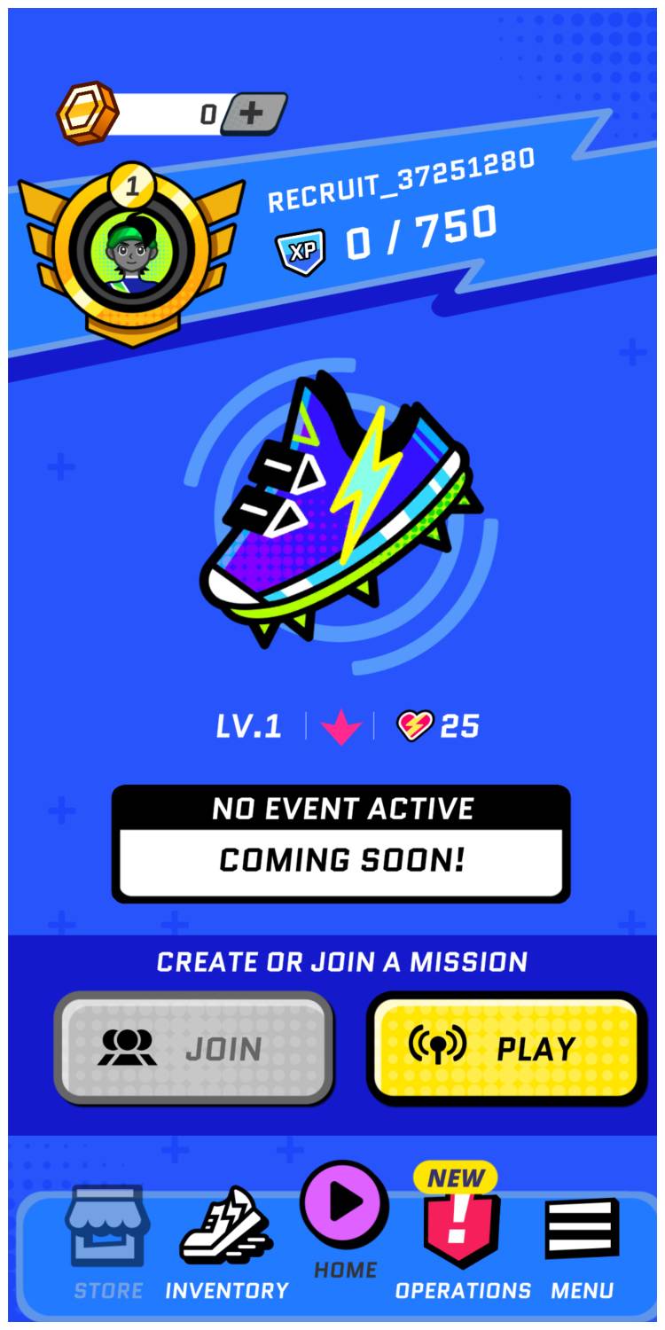 Run legends home screen 2