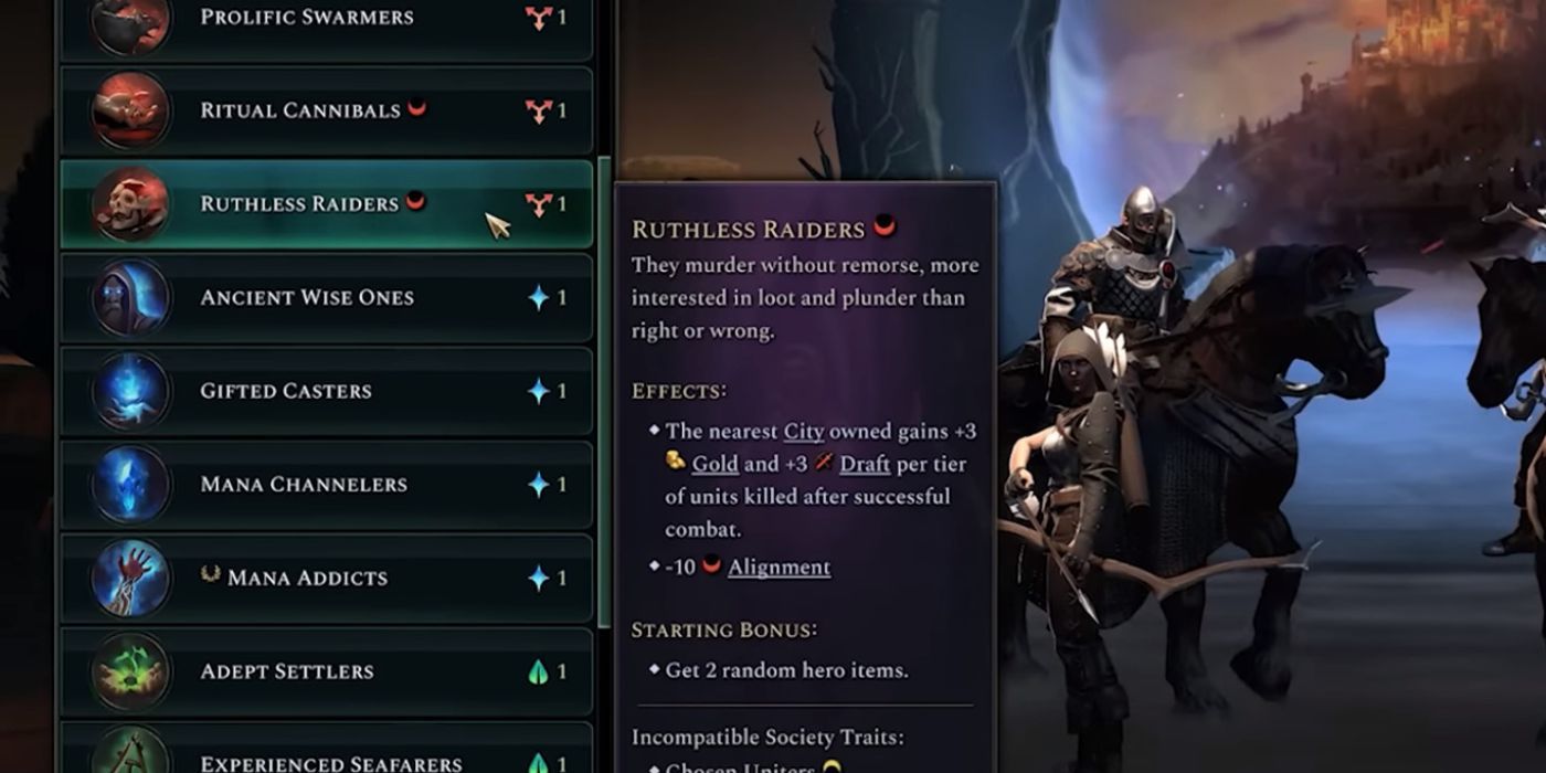 Age Of Wonders 4 Best Society Traits