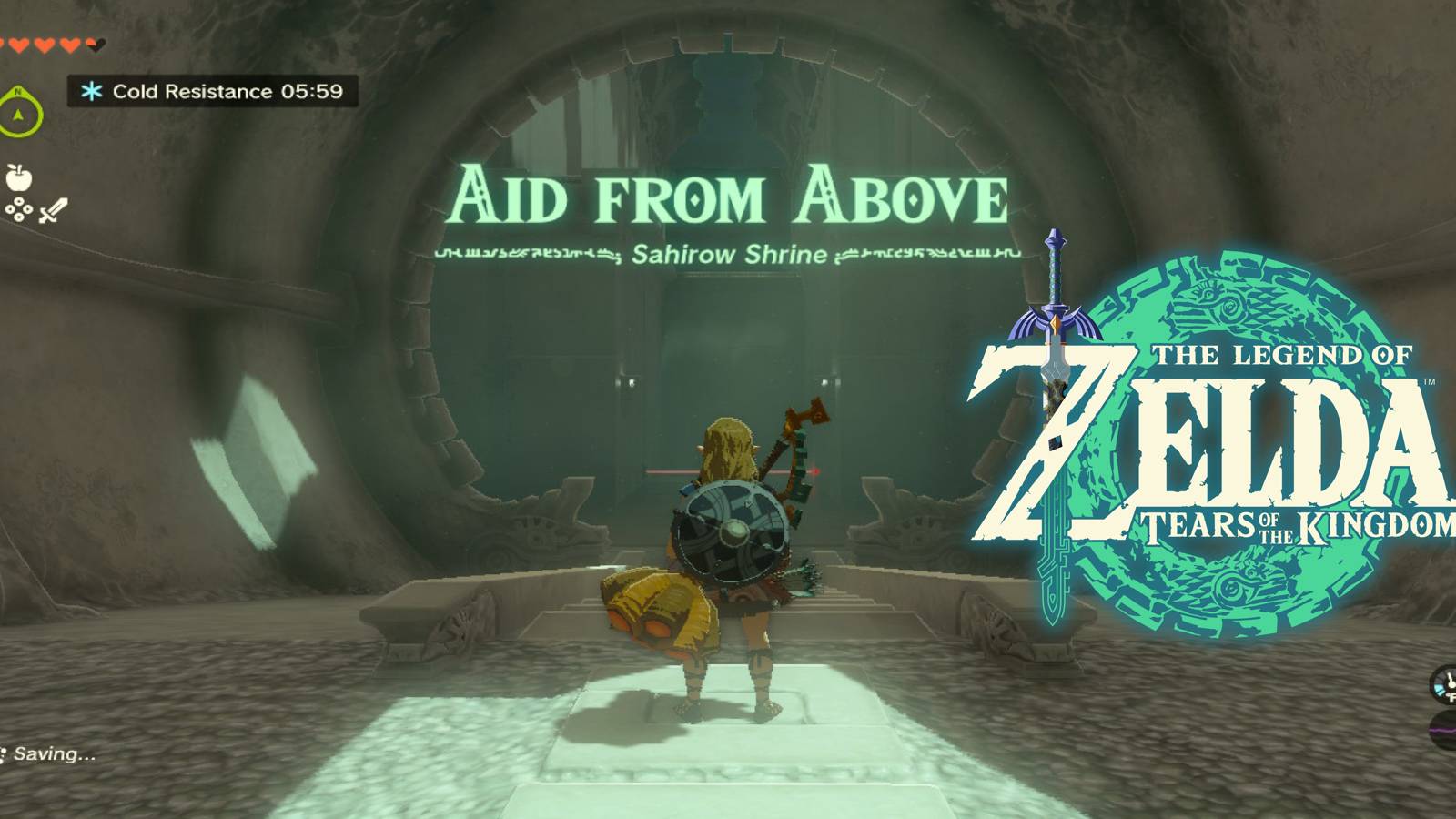 sahirow shrine aid from above zelda totk tears of the kingdom walkthrough entrance location guide