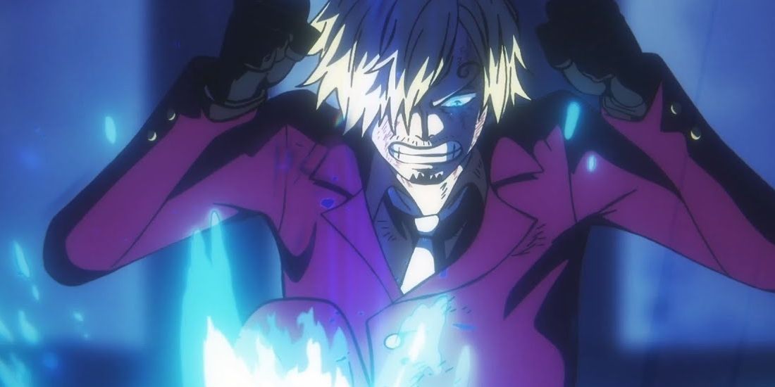 Sanji Using Ifrit Against Queen In One Piece's Wano Arc