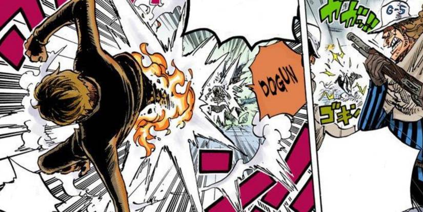 Sanji kicks Vergo