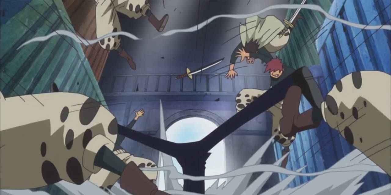 Sanji takes out more enemies