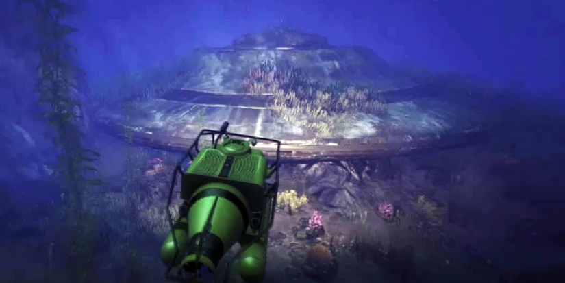 The Sunken UFO in Grand Theft Auto 5