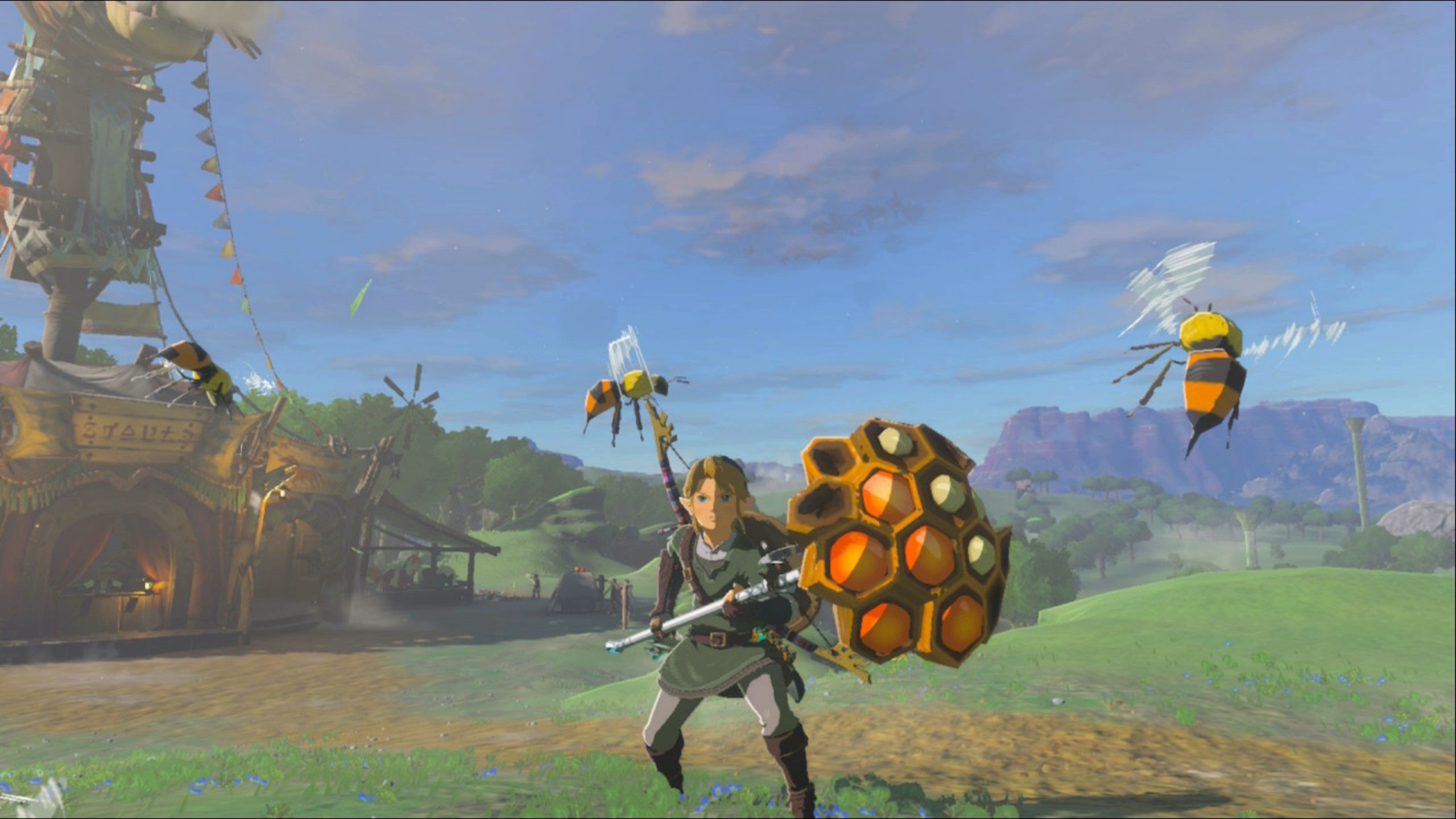 zelda tears of the kingdom honeycomb spear