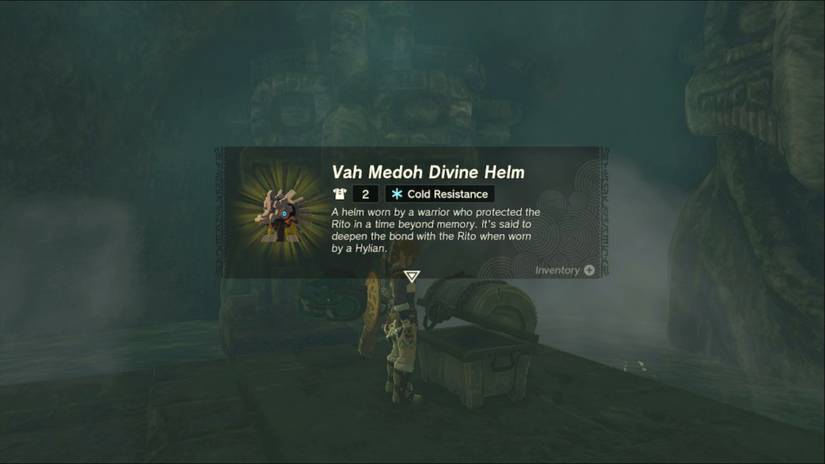 zelda tears of the kingdom vah medoh divine helm