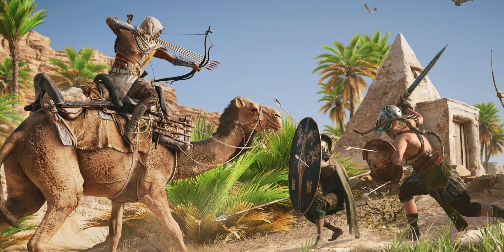 Bayek in combat