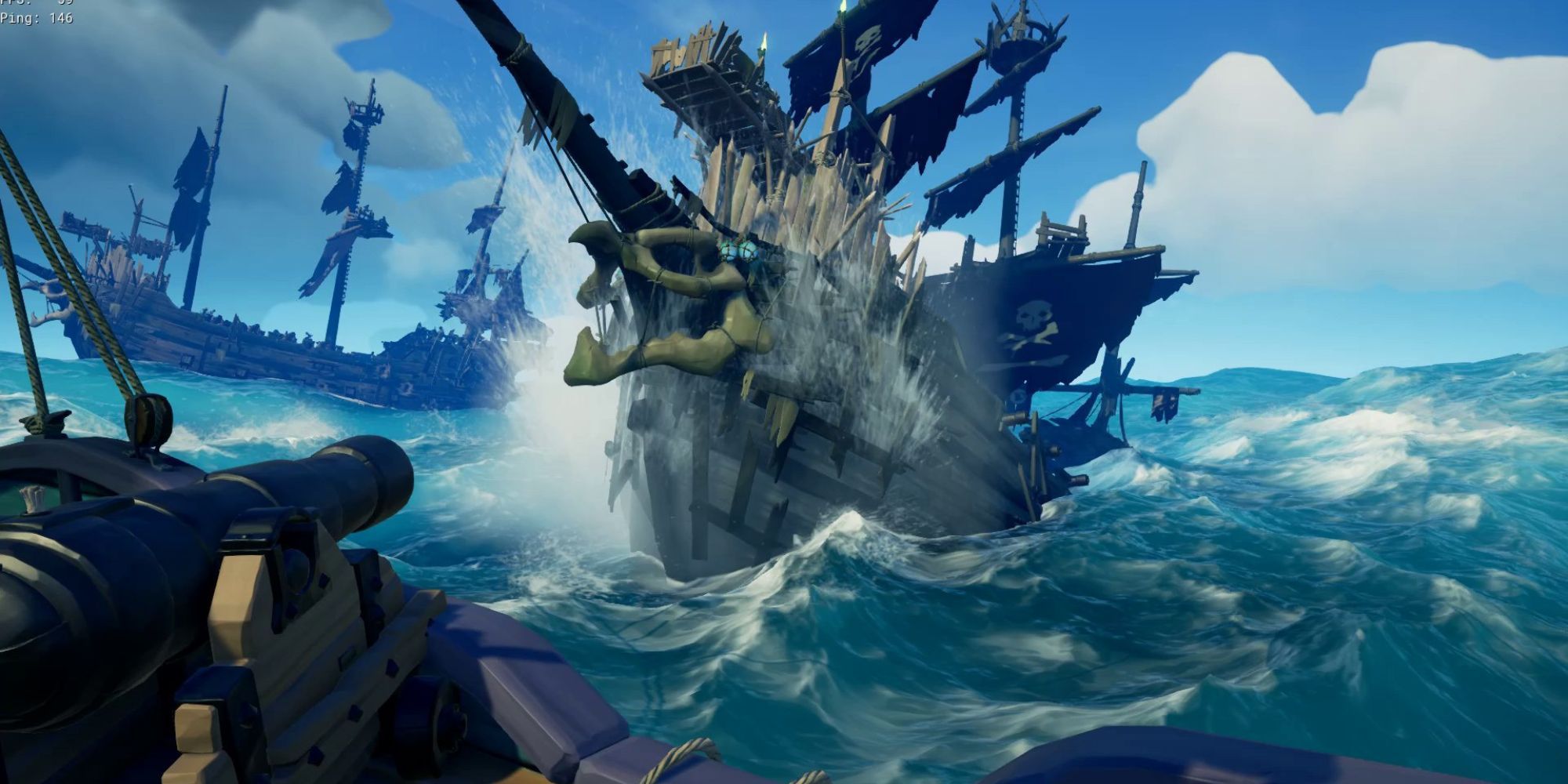 Sea of Thieves Skeleton Ship and Fleet