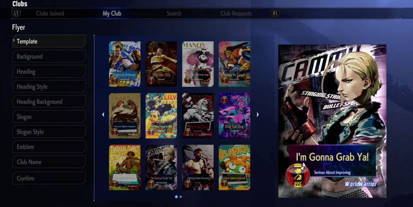 Street Fighter 6 Club Flyer