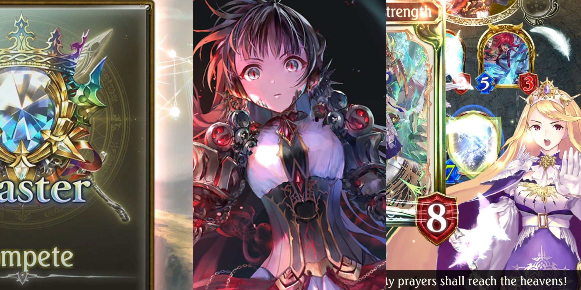 Game modes, cutscene, and combat of Shadowverse