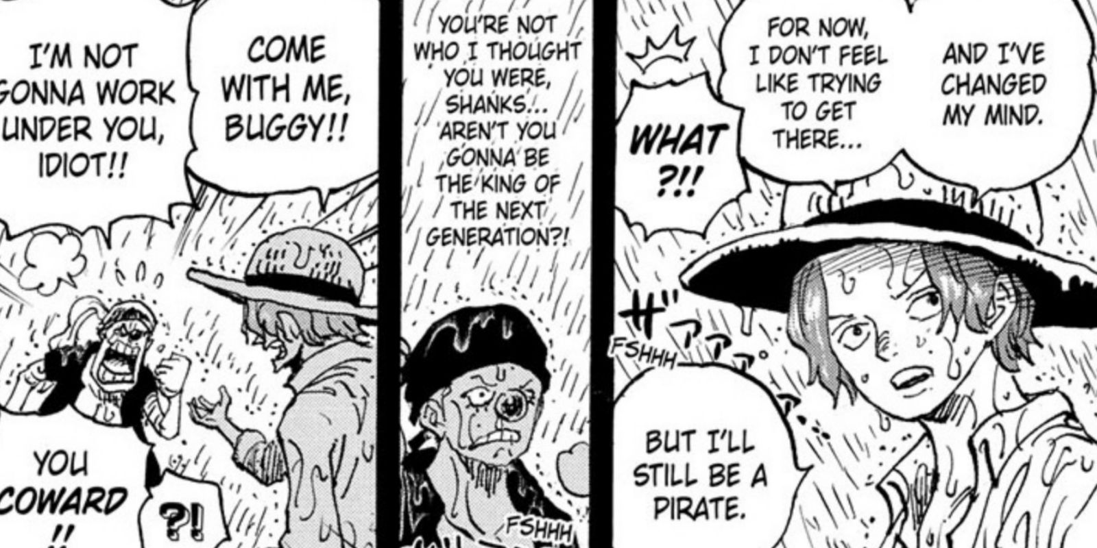 Shanks and Buggy talk about One Piece
