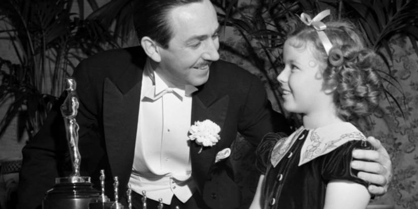 Walt Disney & Shirley Temple
