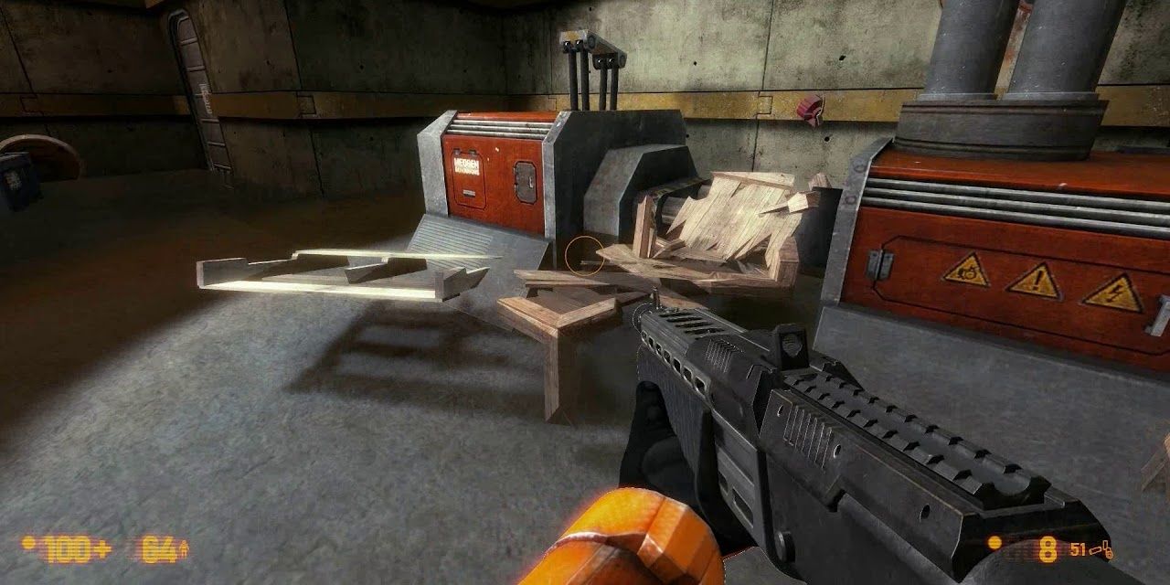 Shotgun in Black Mesa