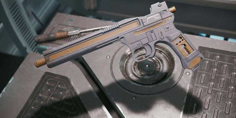 image showing the showdown blaster in star wars jedi survivor.
