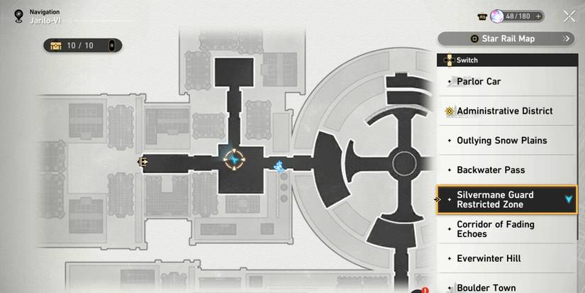 silvermane guard restricted zone bountiful chest 5 location in honkai star rail