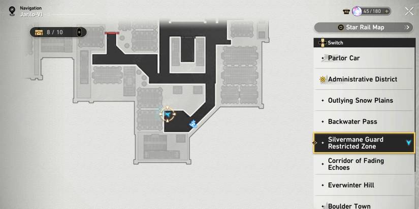 silvermane guard restricted zone chest 1 location in honkai star rail