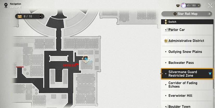 silvermane guard restricted zone chest 3 location in honkai star rail