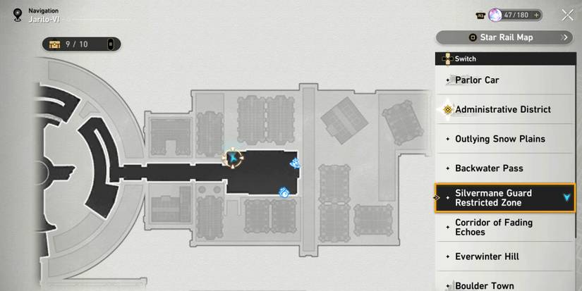 silvermane guard restricted zone chest 5 location in honkai star rail