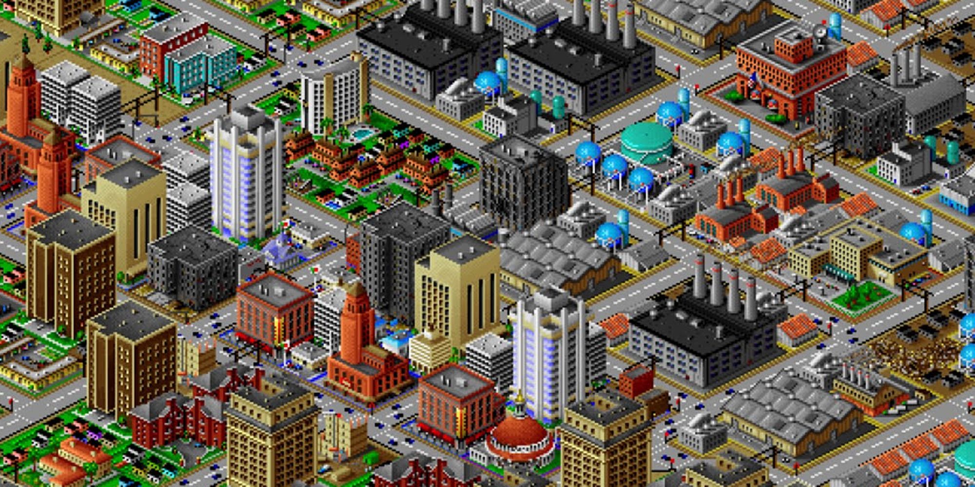 SimCity 2000 gameplay city builder