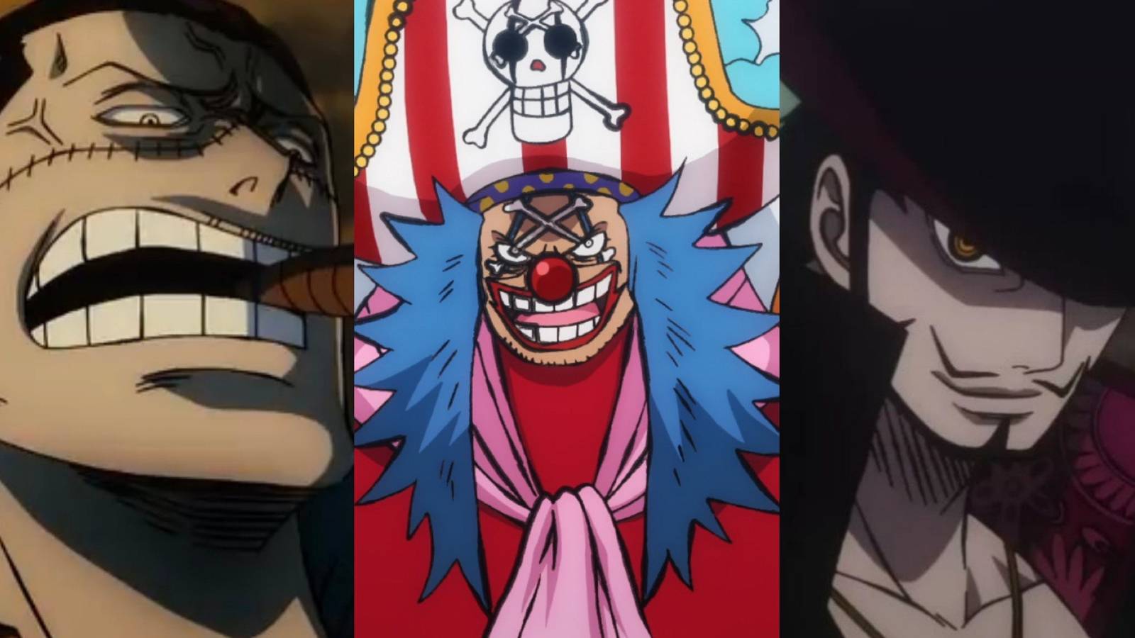 sir crocodie buggy mihawk cross guild one piece