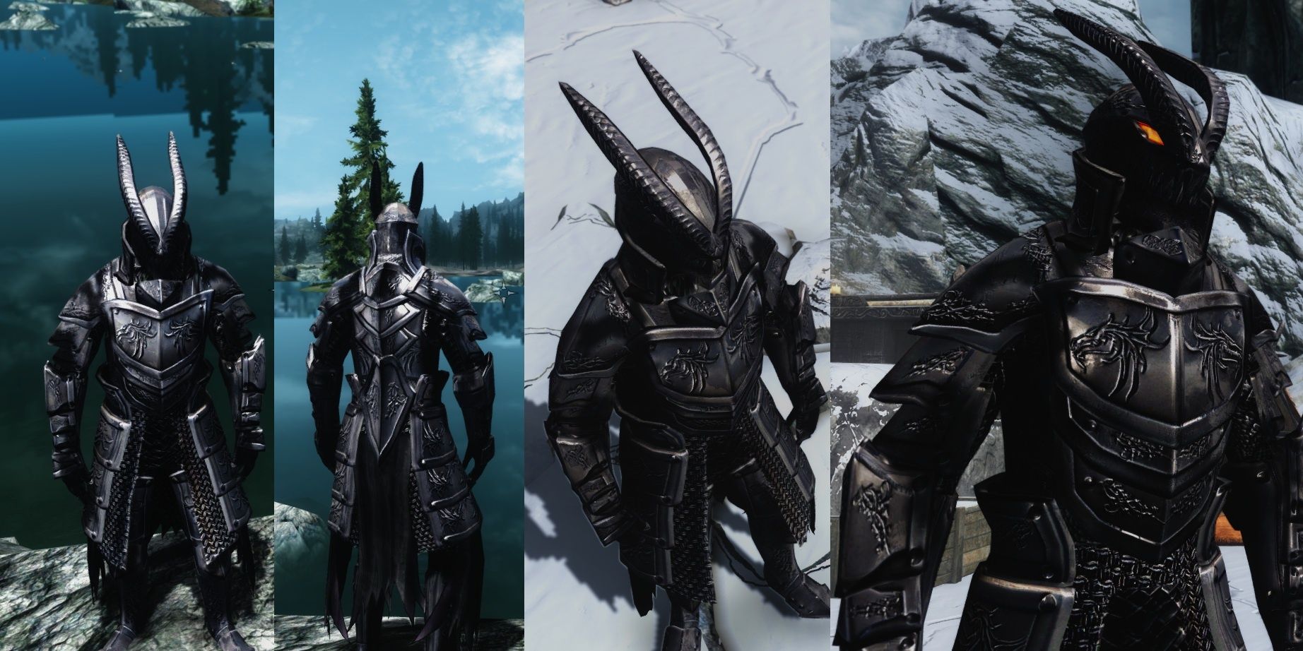 Skyrim Siver Dragon Armor Mod 